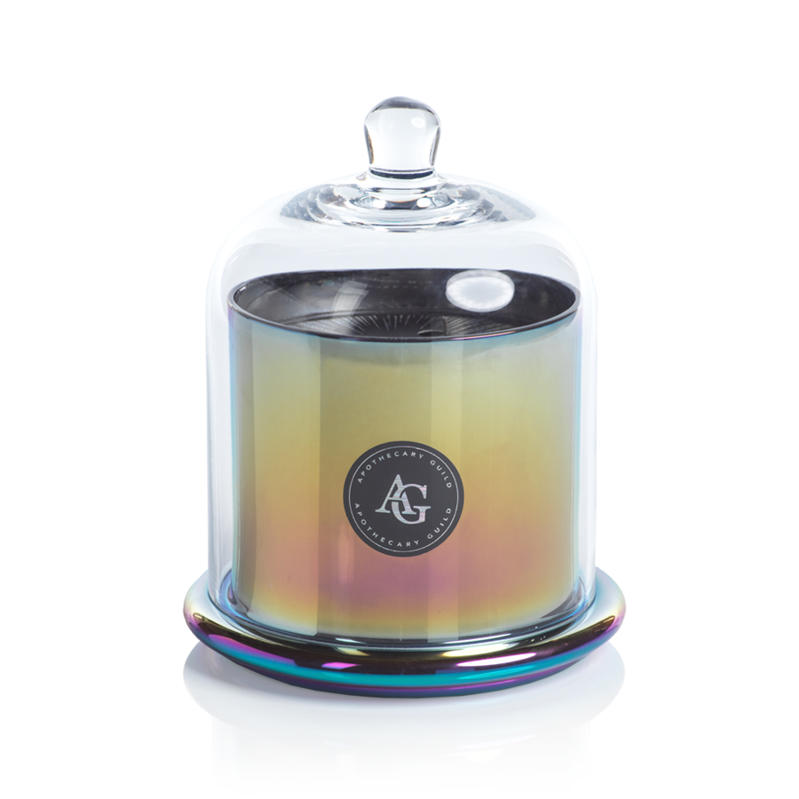 Apothecary Guild Rainbow Jar with Dome - Large APOTHECARY GUILD RAINBOW JAR WITH DOME - BLACK FIG VETIVER - LARGE
