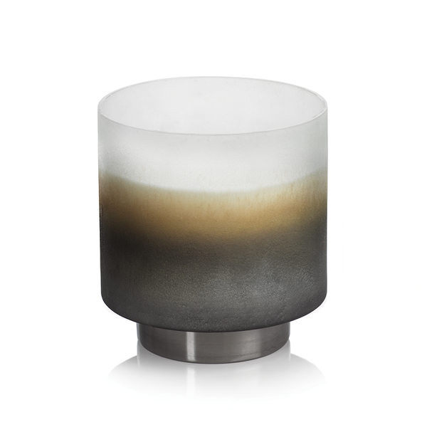 CORTINA SCENTED CANDLE - TWO TONE - LARGE...FROST: FIG VETIVER