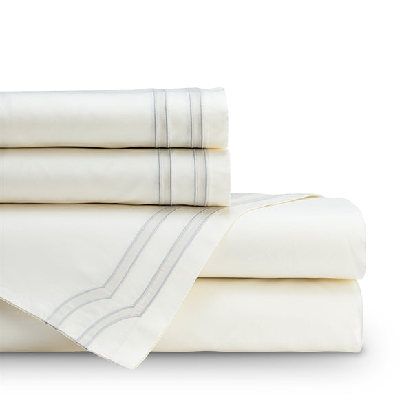 SOHO KING 300TC SHEET SET IVORY / OYSTER K SET