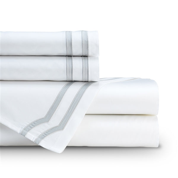 SOHO KING 300TC SHEET SET WHITE / GRAY K SET